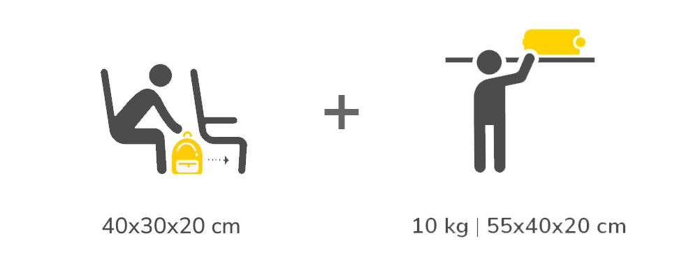 Hand baggage allowance fashion vueling